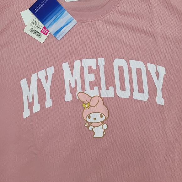 My-Melody Bunny Shirt Womens Large 20x26 Pink Polyester - Picture 8 of 13